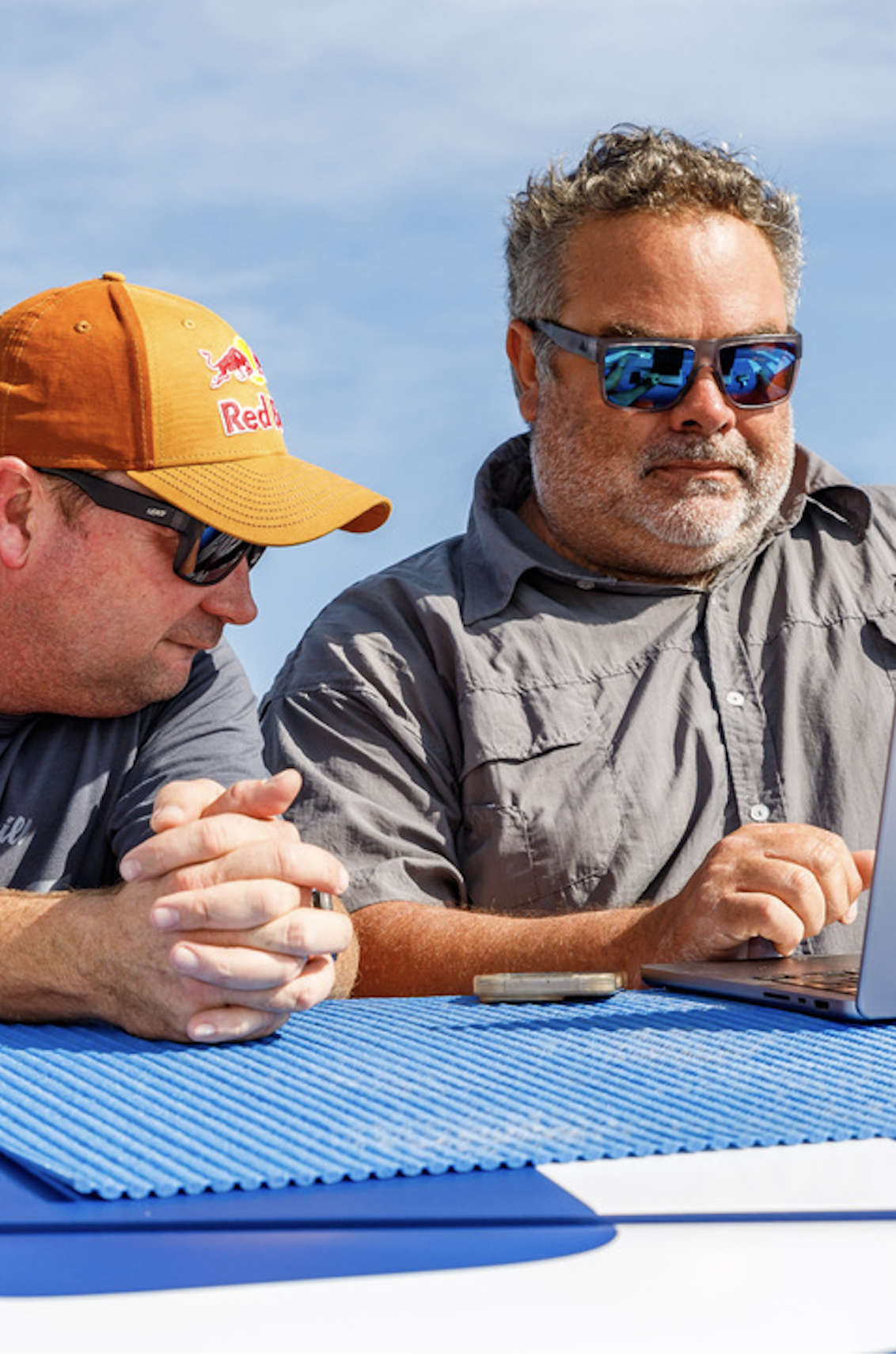 Patrick Davidson and Greg Ritz planning