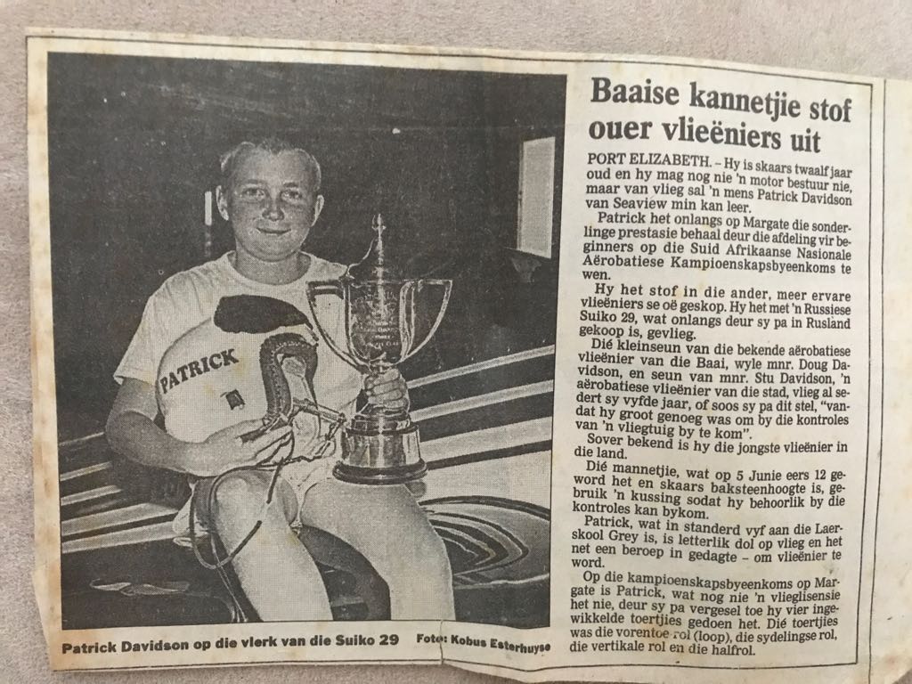Patrick Davidson newspaper clipping
